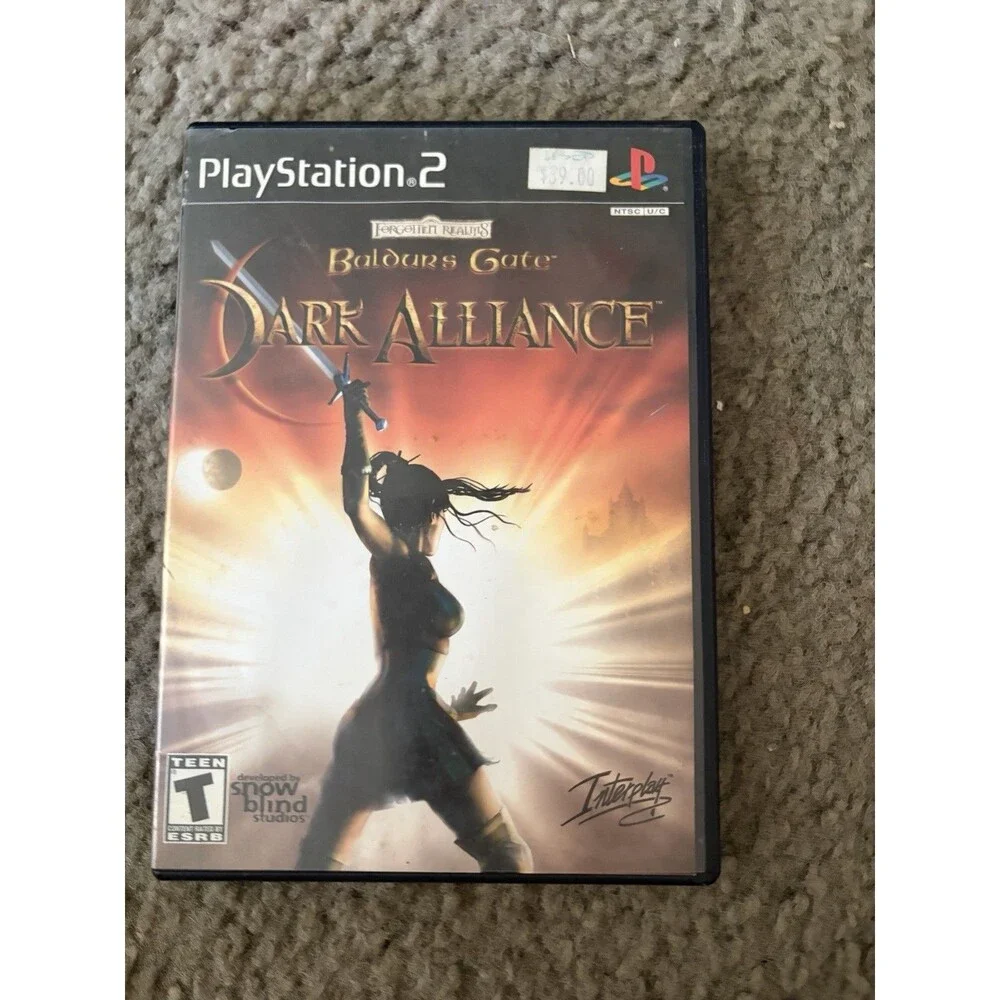 Baldur’s Gate Dark Alliance PS2 (Sony PlayStation 2, 2001) Complete Tested Rare